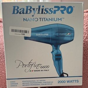 BaBylissPRO Nano Titanium Hair Dryer - Blue